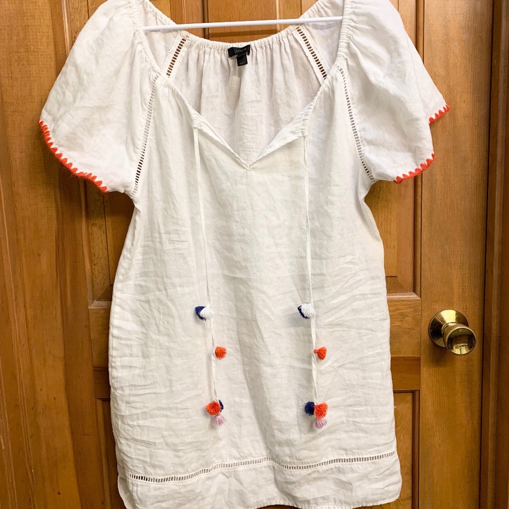 J. Crew swim coverup w/ tassels sz xs